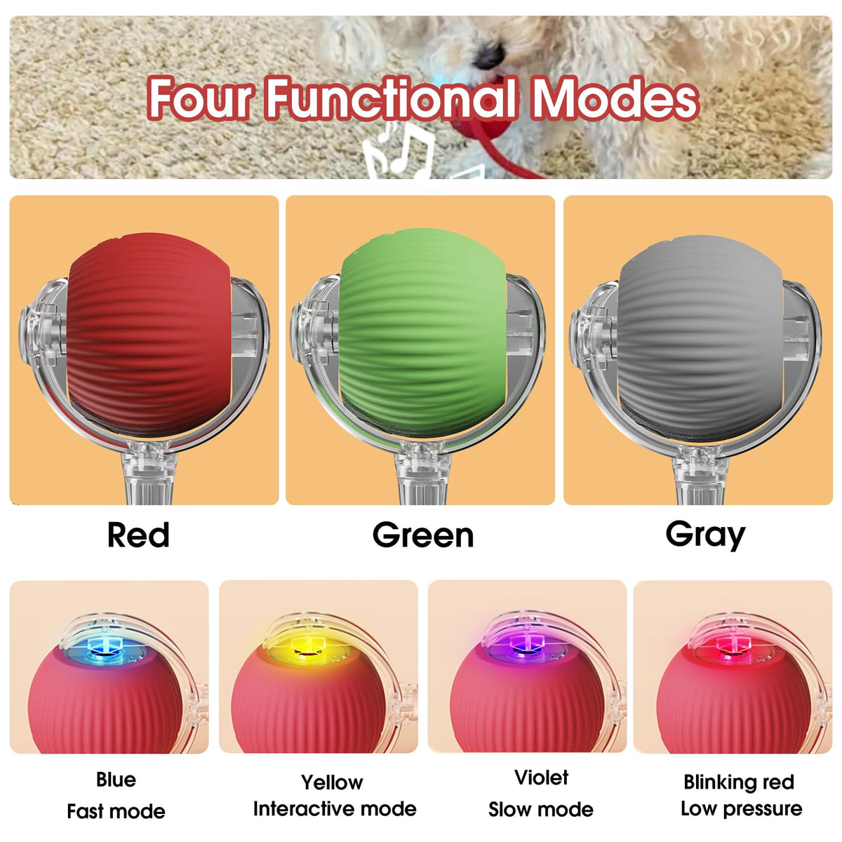 Smart Chase Pet Toy Ball
